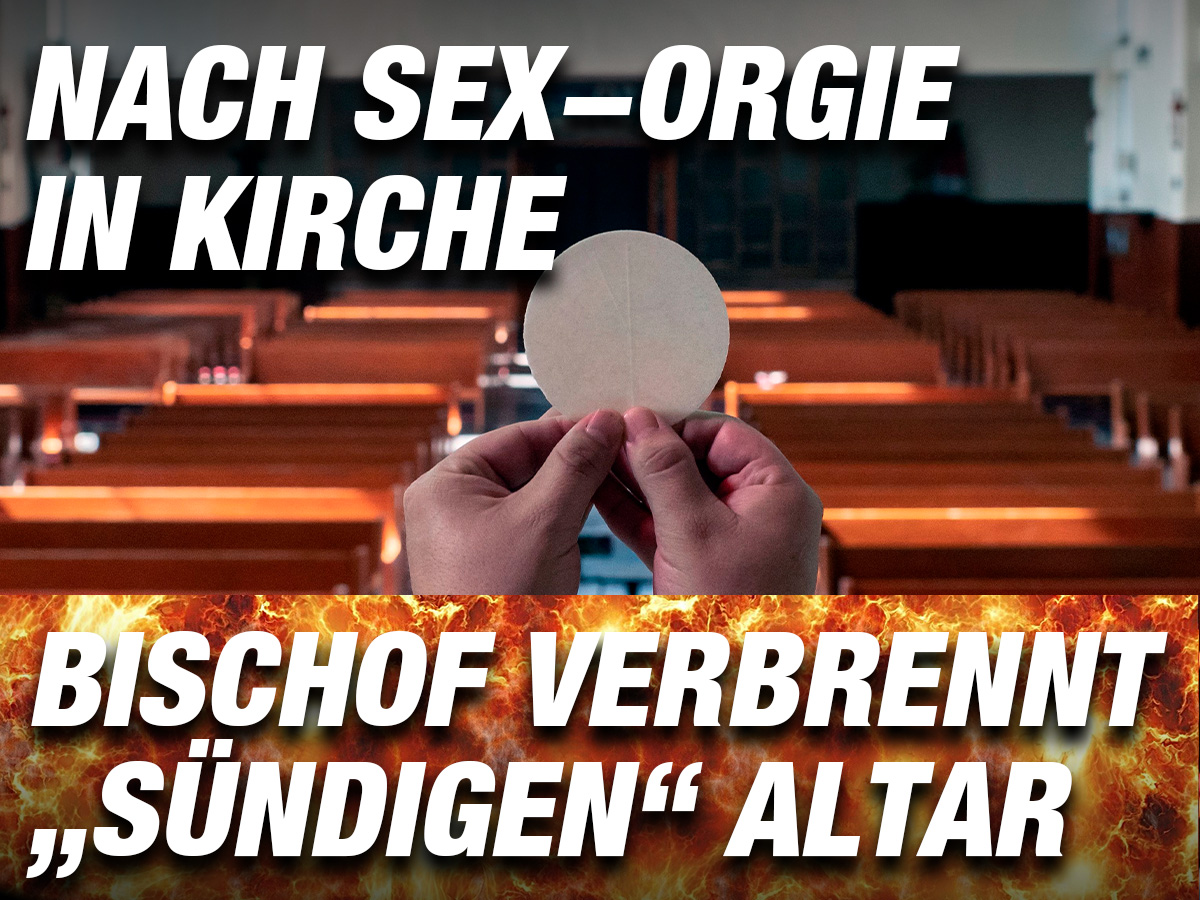 Nach Sex Orgie In Kirche Bischof Verbrennt „sündigen“ Altar Zackzackat 6321