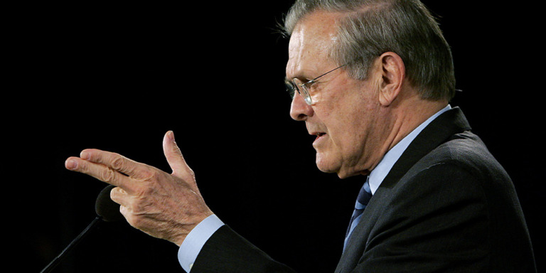 Ex-US-Verteidigungsminister Rumsfeld gestorben - zackzack.at